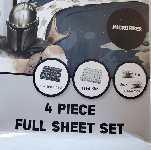 NWT Full Mandalorian Sheet Set - Picture 7 of 8